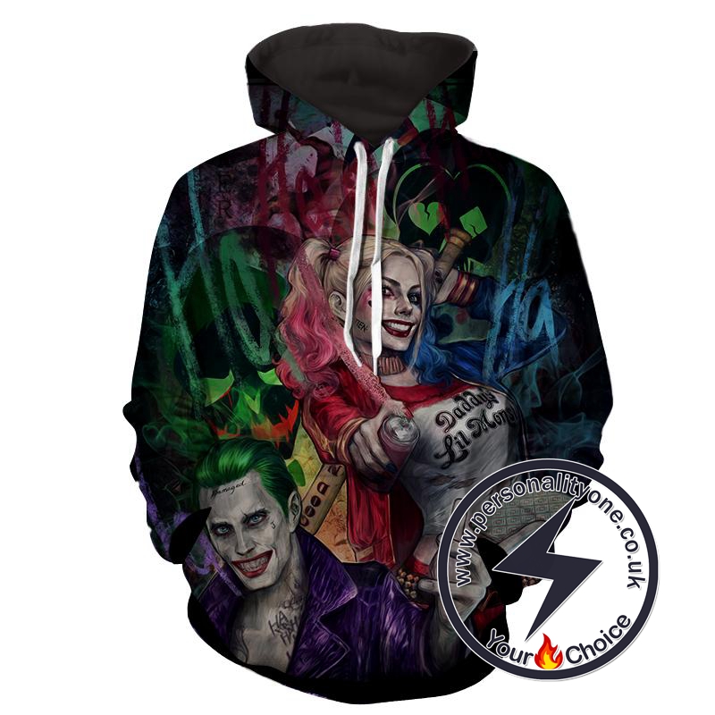 Harley Quinn - Harley Quinn 3D - Hoodies